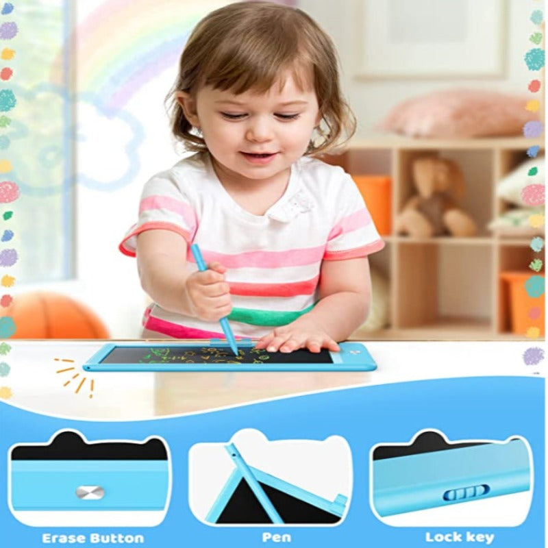 LCD Writing Tablet & Color Drawing Tablet For Kids - Octopus Mood Toy