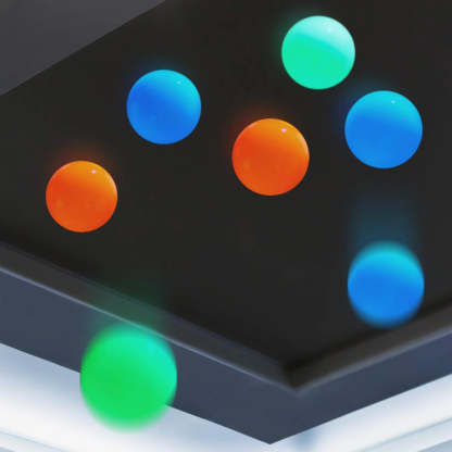 8 Pieces Glowing Sticky Balls-Octopus Mood Toy