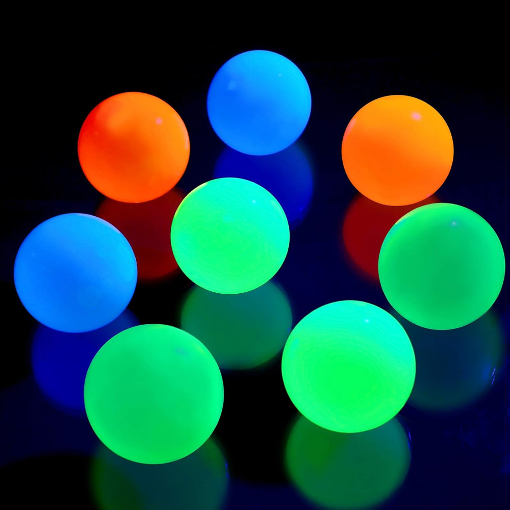 8 Pieces Glowing Sticky Balls-Octopus Mood Toy