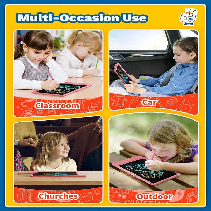 LCD Writing Tablet Colorful Drawing Pad For Kids-Octopus Mood Toy