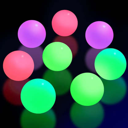 8 Pieces Glowing Sticky Balls-Octopus Mood Toy