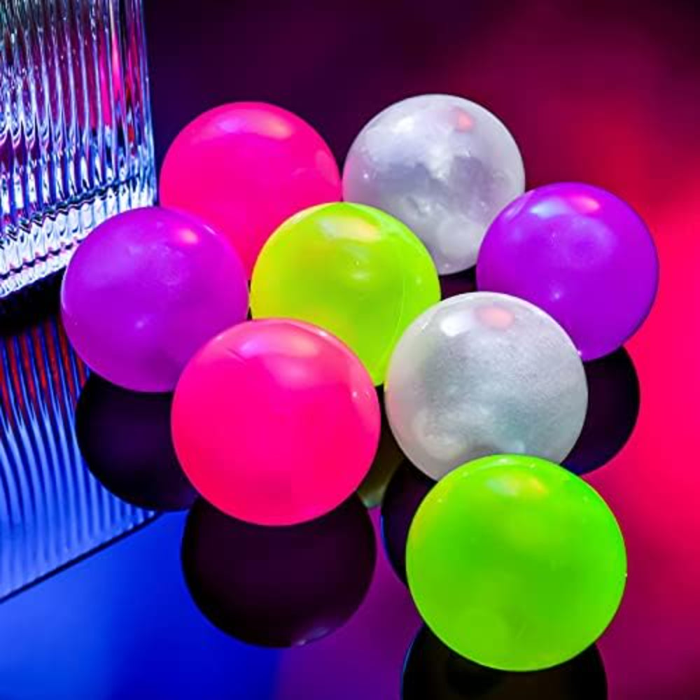 8 Pieces Glowing Sticky Balls-Octopus Mood Toy