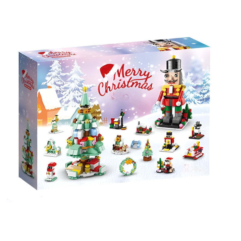 Christmas Countdown Building Blocks Gift Set-Octopus Mood Toy