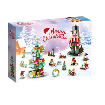 Christmas Countdown Building Blocks Gift Set-Octopus Mood Toy
