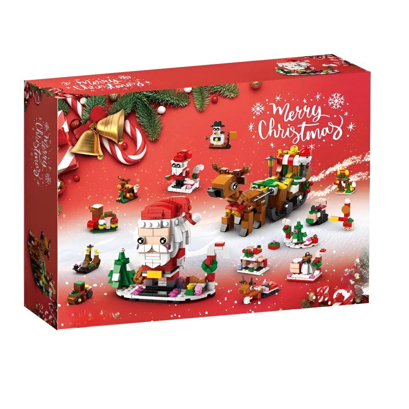 Christmas Countdown Building Blocks Gift Set-Octopus Mood Toy