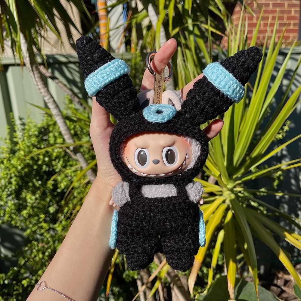Crochet Designs Labubu Outfits - Octopus Mood Toy