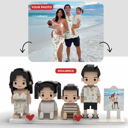 Custom Brick Figure With Photo Creative Personalized Gift-Octopus Mood Toy