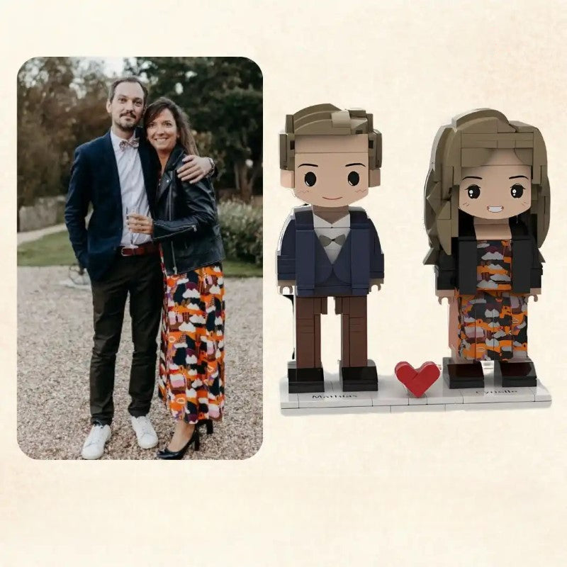Custom Brick Figure With Photo Creative Personalized Gift-Octopus Mood Toy