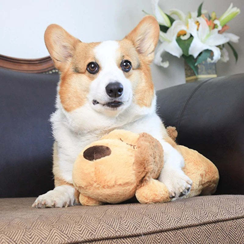 Dog Heartbeat Toy for Anxiety Relief | Soft Plush Toy For Pets Behavioural Training | Heartbeat Toy for Cats & Dogs - Octopus Mood Toy
