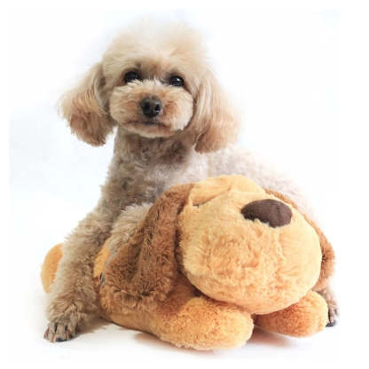 Dog Heartbeat Toy for Anxiety Relief | Soft Plush Toy For Pets Behavioural Training | Heartbeat Toy for Cats & Dogs - Octopus Mood Toy