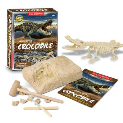 Dinosaur Digging Fossil Kit | Educational Toy For Kids | Dig Up Dinosaurs Skeleton Set - Octopus Mood Toy