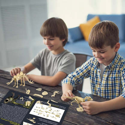 Dinosaur Digging Fossil Kit | Educational Toy For Kids | Dig Up Dinosaurs Skeleton Set - Octopus Mood Toy