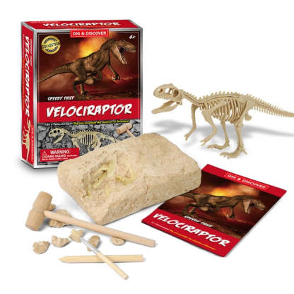 Dinosaur Digging Fossil Kit | Educational Toy For Kids | Dig Up Dinosaurs Skeleton Set - Octopus Mood Toy