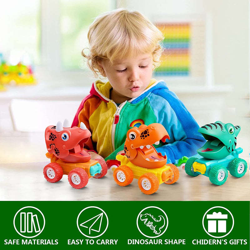 Dino Cars Toys With Flashing Lights & Roar Music - Octopus Mood Toy