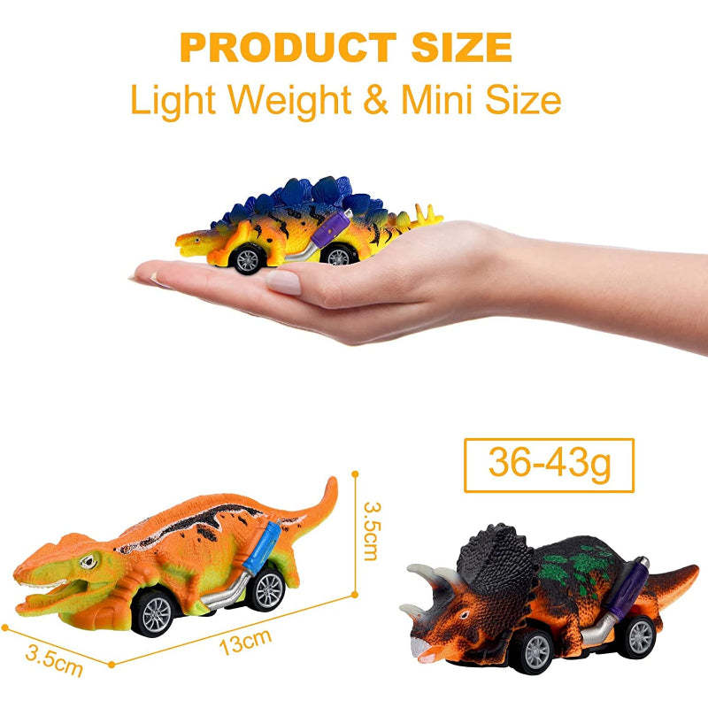 Dino Cars Toys With Flashing Lights & Roar Music - Octopus Mood Toy