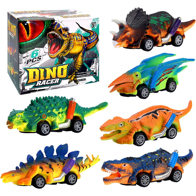 Dino Cars Toys With Flashing Lights & Roar Music - Octopus Mood Toy