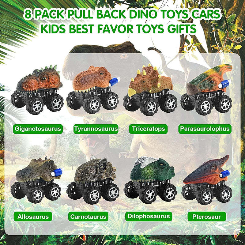 Dino Cars Toys With Flashing Lights & Roar Music - Octopus Mood Toy