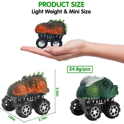 Dino Cars Toys With Flashing Lights & Roar Music - Octopus Mood Toy