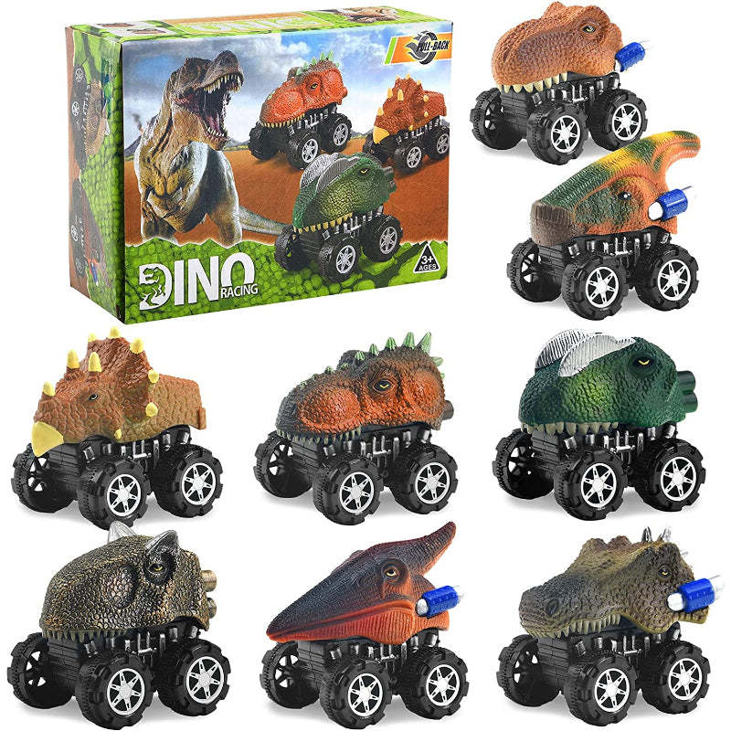 Dino Cars Toys With Flashing Lights & Roar Music - Octopus Mood Toy