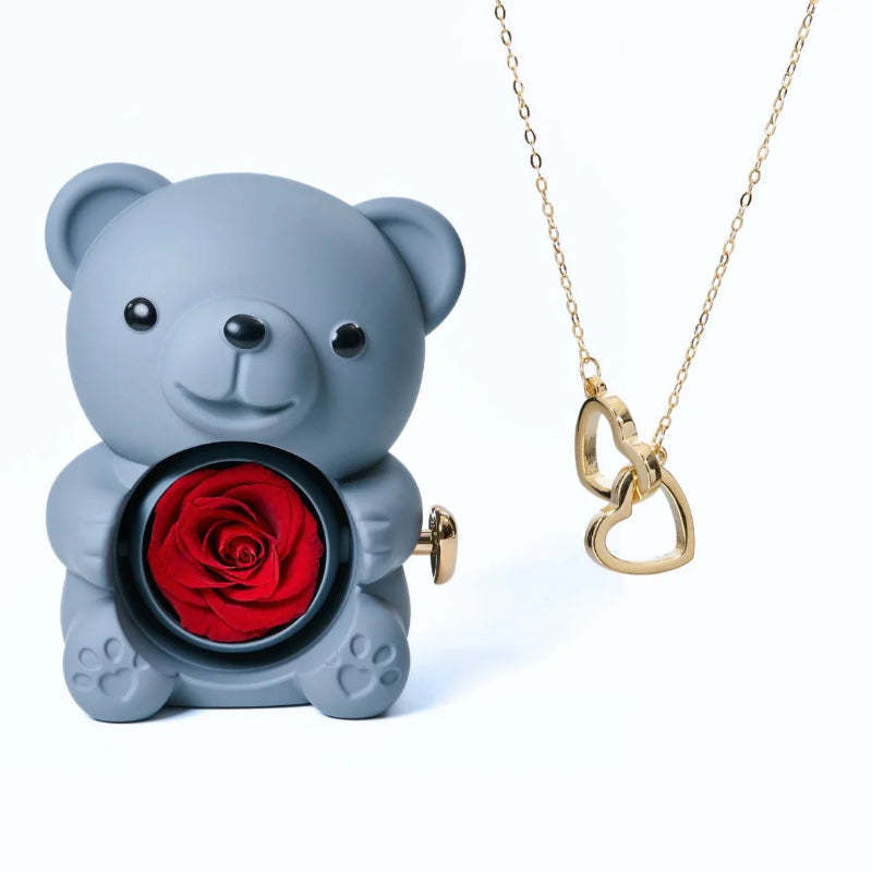 Personalized Eternal Bear Necklace-Octopus Mood Toy