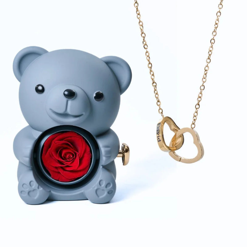 Personalized Eternal Bear Necklace-Octopus Mood Toy