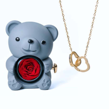 Personalized Eternal Bear Necklace-Octopus Mood Toy