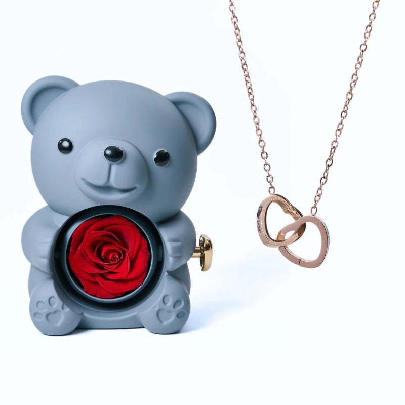 Personalized Eternal Bear Necklace-Octopus Mood Toy