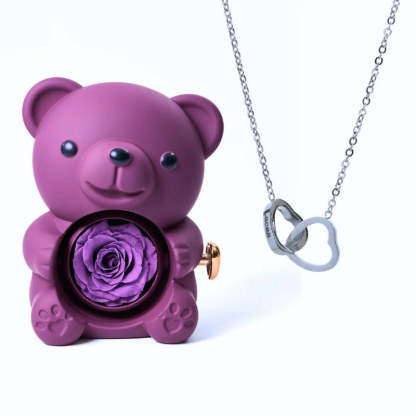 Personalized Eternal Bear Necklace-Octopus Mood Toy