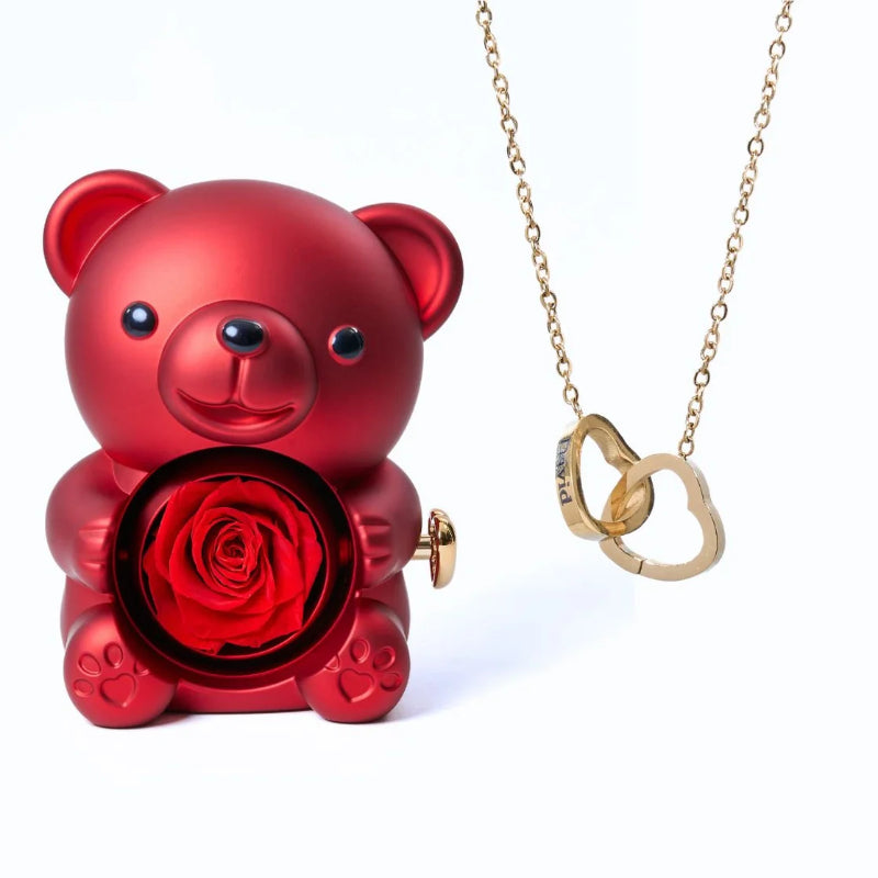 Personalized Eternal Bear Necklace - Octopus Mood Toy