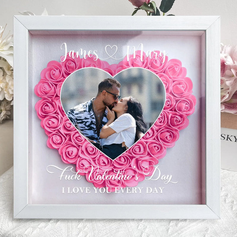 Personalized Photo And Flower Shadow Box - Octopus Mood Toy