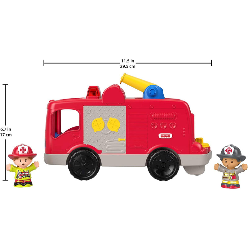 Little People Fire Truck Toy With Lights Sounds-Octopus Mood Toy