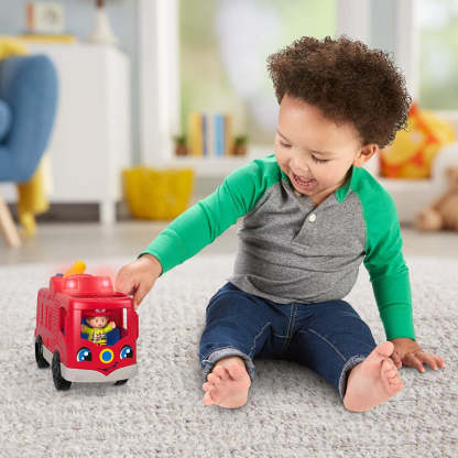 Little People Fire Truck Toy With Lights Sounds-Octopus Mood Toy