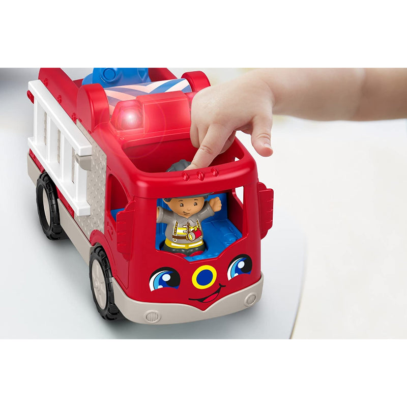 Little People Fire Truck Toy With Lights Sounds-Octopus Mood Toy