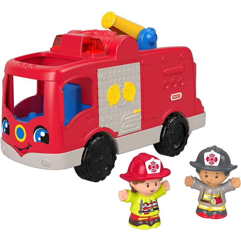 Little People Fire Truck Toy With Lights Sounds-Octopus Mood Toy