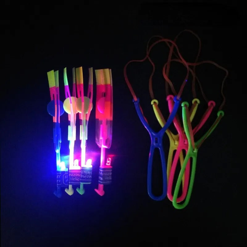Flying Arrow Slingshot LED Whistle Toy - Octopus Mood Toy