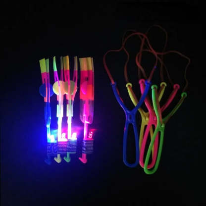 Flying Arrow Slingshot LED Whistle Toy - Octopus Mood Toy