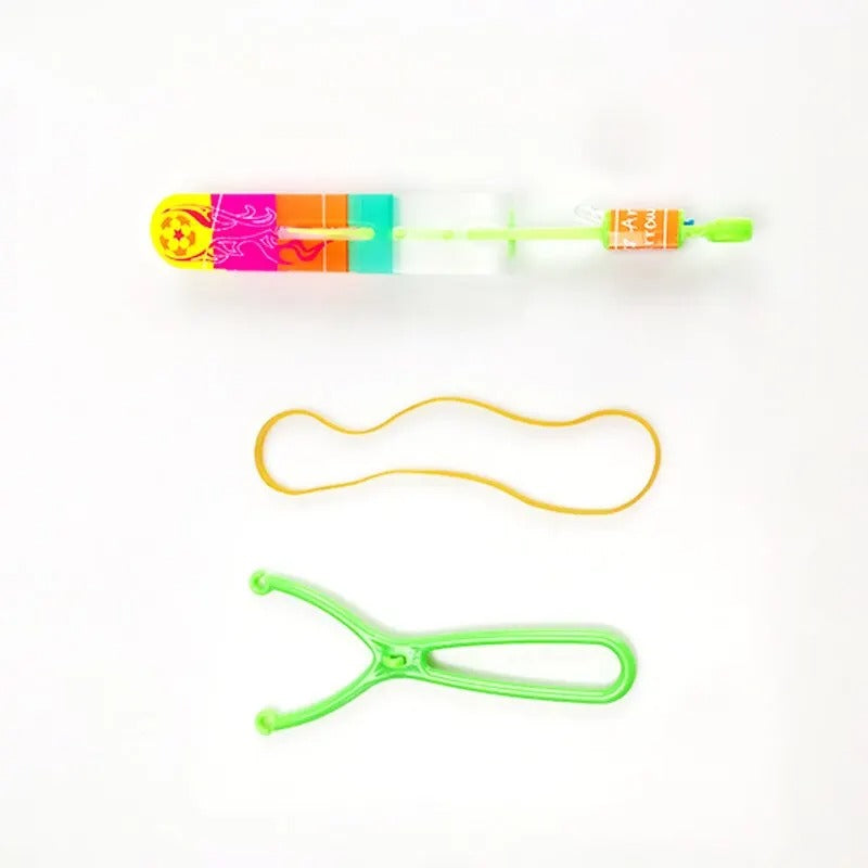 Medium Flying Arrow Slingshot LED Whistle Toy - Octopus Mood Toy