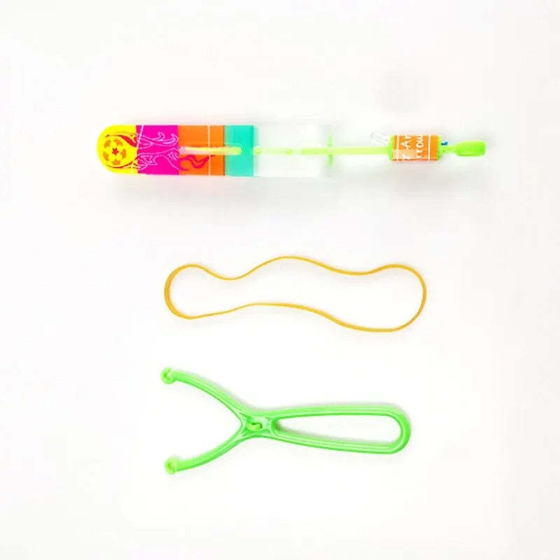 Medium Flying Arrow Slingshot LED Whistle Toy - Octopus Mood Toy