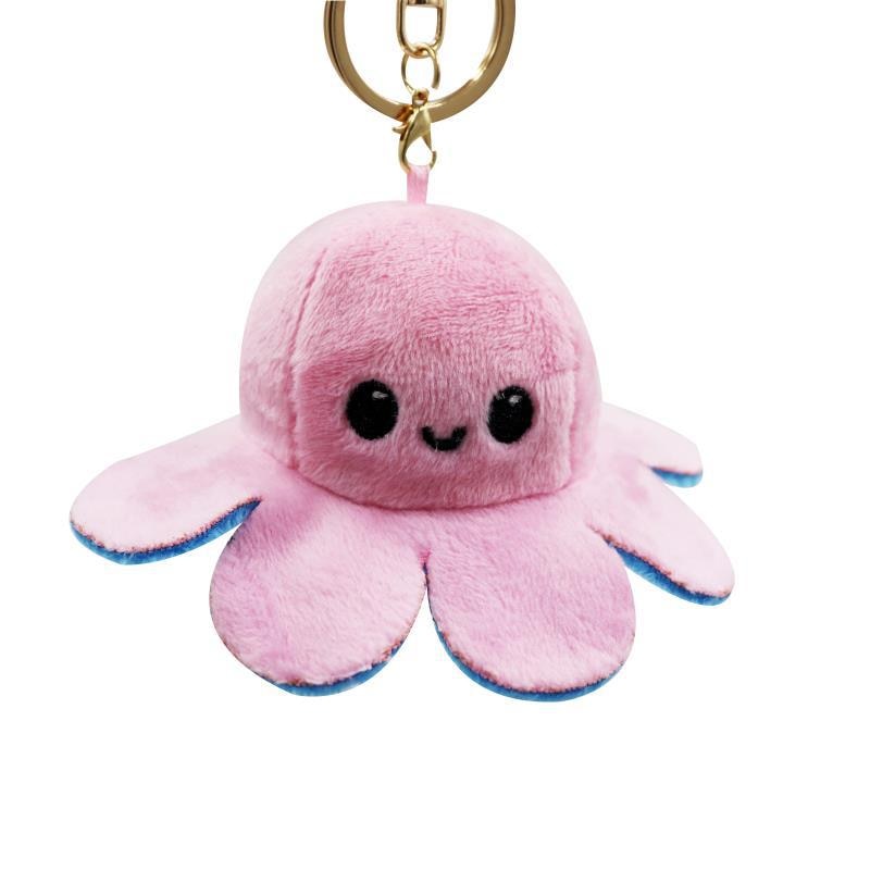 Reversible Octopus Keychain - Octopus Mood Toy