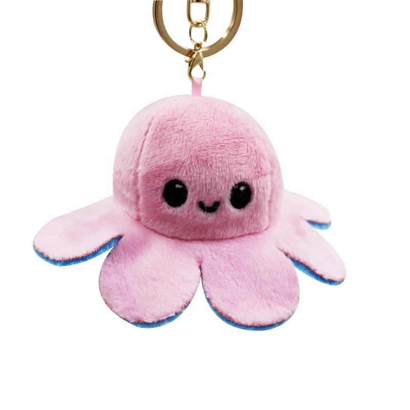 Reversible Octopus Keychain - Octopus Mood Toy