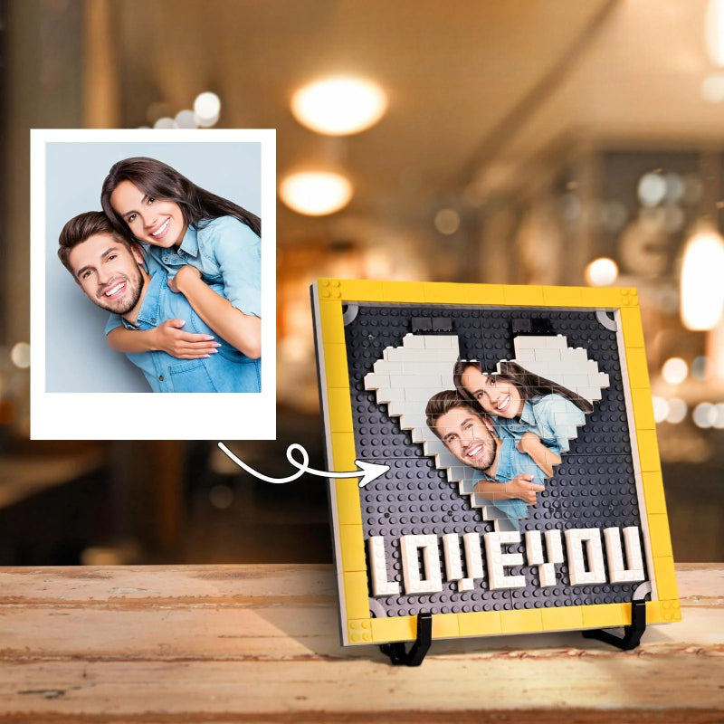 Custom Photo Brick Puzzle Block - Octopus Mood Toy