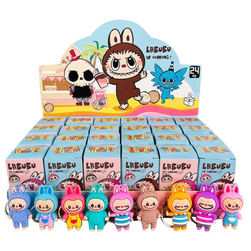 Labubu 24 Pieces Blind Box Figure Doll - Octopus Mood Toy