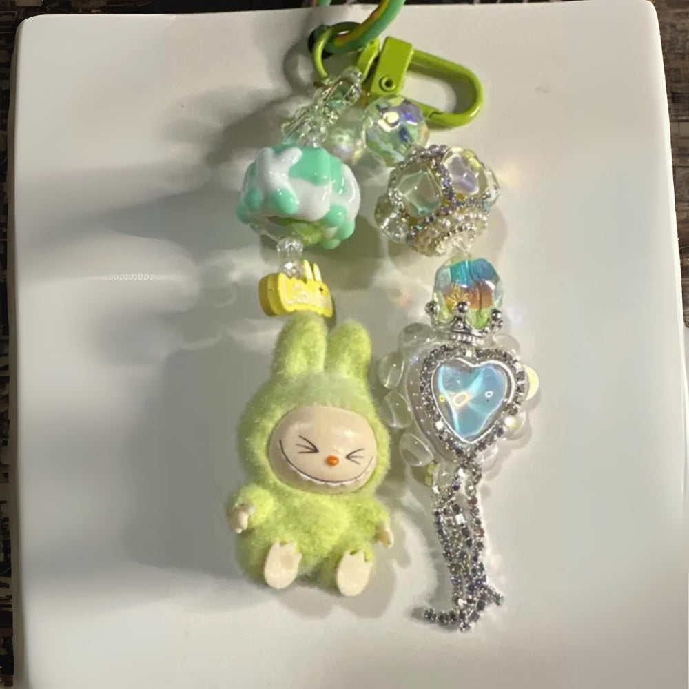 Labubu Monster Keychain - Octopus Mood Toy