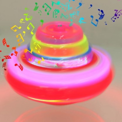 Light Up Flashing Music Spinning Tops-Octopus Mood Toy