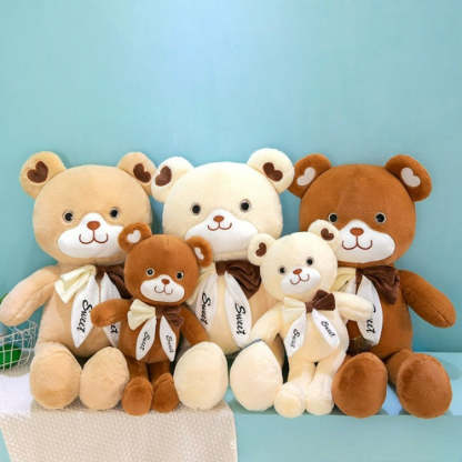 Teddy Bear Doll With Tie-Octopus Mood Toy