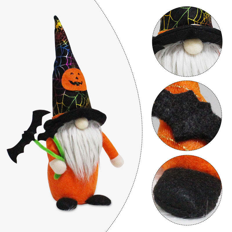 Halloween Ghost Witch Dwarf Doll Toy - Octopus Mood Toy