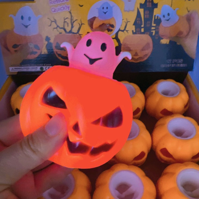 Halloween Mini Squishy Fidget Luminous Toy - Octopus Mood Toy
