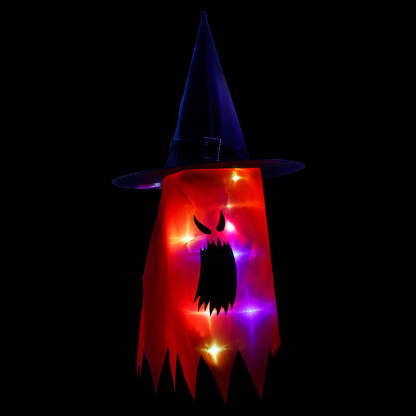 Halloween Hat Decoration Spooky Ghost LED Toy - Octopus Mood Toy