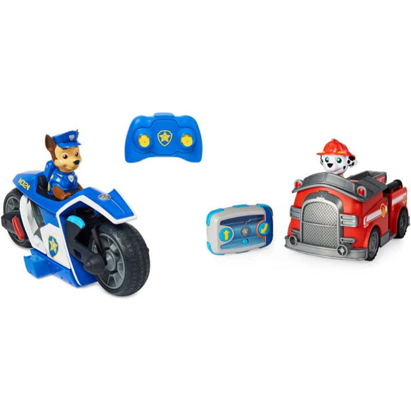 Remote Control Motorcycle & Fire Truck - Octopus Mood Toy