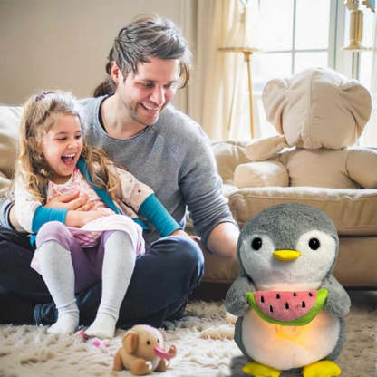 Penguin With Watermelon Plush Toy-Octopus Mood Toy